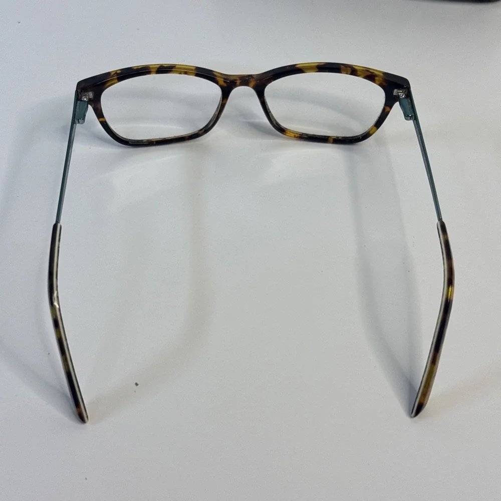Vera Bradley Sierra Brown Tortuoise Teal Eyeglass Frames 51-16-140 with Case